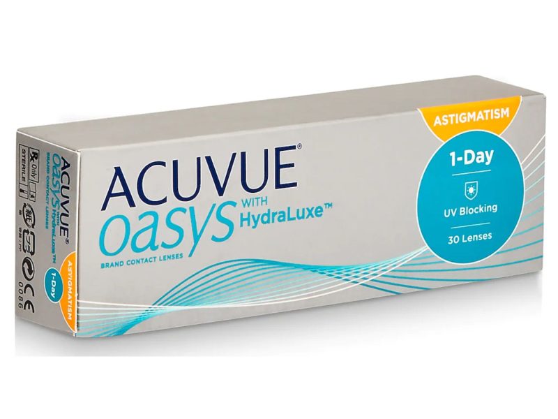Acuvue Oasys 1-Day For Astigmatism With Hydraluxe (30 lenzen)