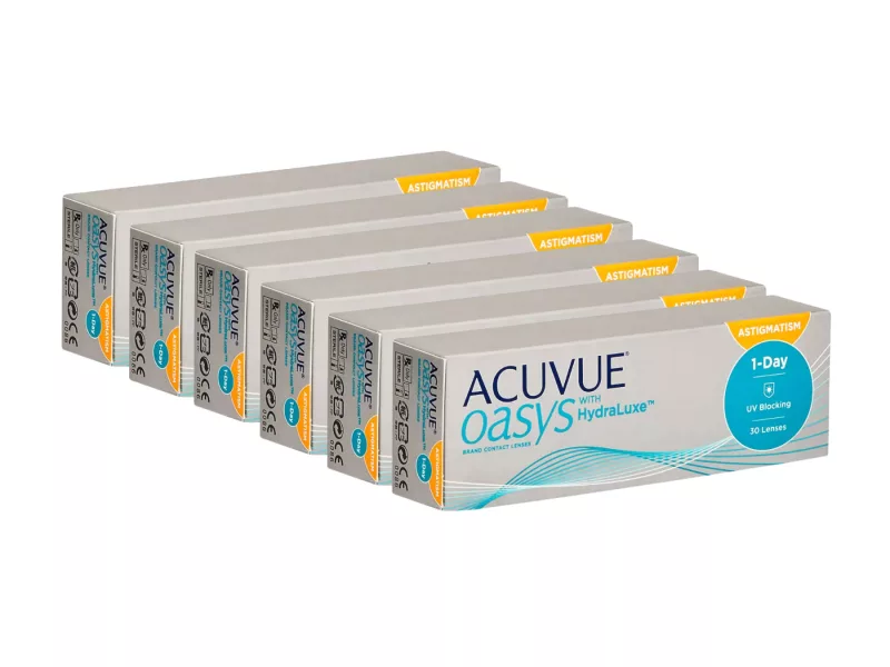 Acuvue Oasys 1-Day For Astigmatism With Hydraluxe (180 lenzen)
