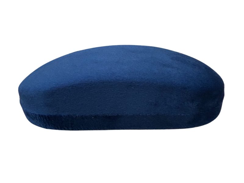 Brillenetui pluche Blauw