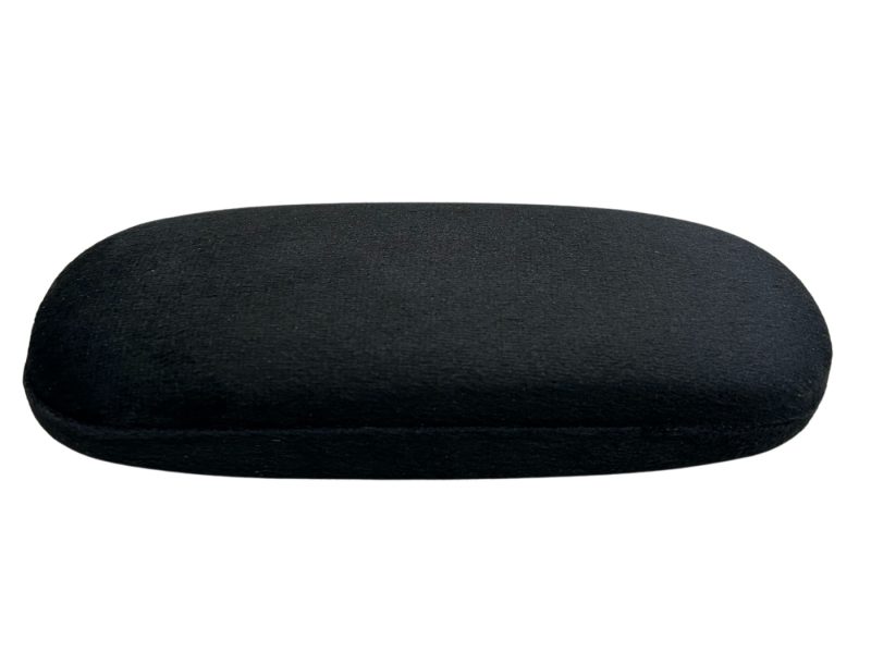 Brillenetui HL24140 pluche Zwart