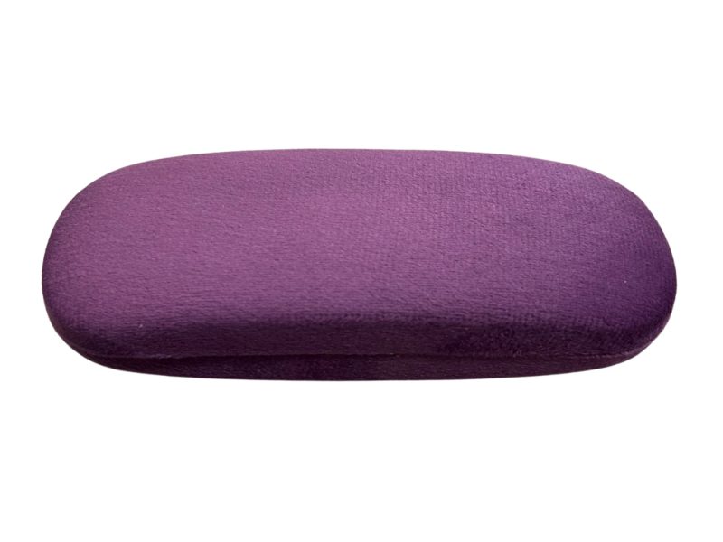 Brillenetui HL24140 pluche Paars