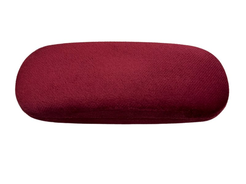 Brillenetui HL24140 pluche Rood