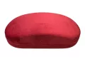 Brillenetui pluche Rood