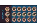 ColourVUE Kleurenmagie drielagig Blauw (2 lenzen)