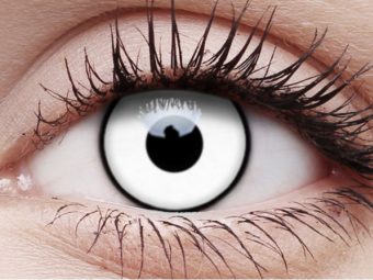 ColourVUE Crazy One-Day White Zombie (2 lenzen)