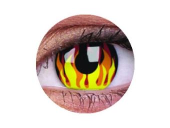 ColourVUE Crazy Flame Hot (2 lenzen) - zonder dioptrie