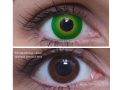 ColourVUE Crazy Hulk Groen (2 lenzen) - zonder dioptrie
