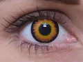 ColourVUE Crazy Oranje Bloederige Staart (2 lenzen) - zonder dioptrie