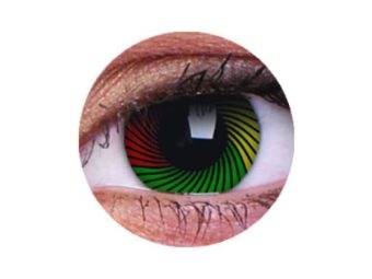 ColourVUE Crazy Rasta (2 lenzen) - zonder dioptrie