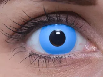 ColourVUE Crazy Blauw (2 lenzen) - zonder dioptrie