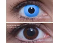 ColourVUE Crazy Blauw (2 lenzen) - zonder dioptrie