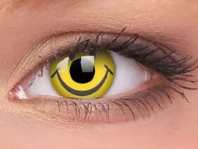 ColourVUE Crazy Smiley (2 lenzen) - zonder dioptrie