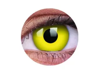 ColourVUE Crazy Geel (2 lenzen) - zonder dioptrie