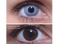 ColourVUE Crazy Grijs (2 lenzen) - zonder dioptrie