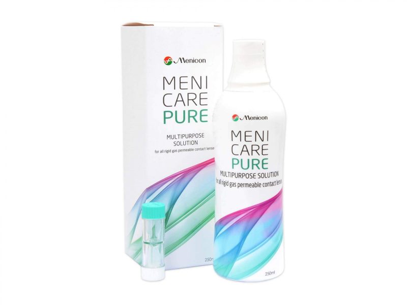 MeniCare Pure (250 ml), voor harde contactlenzen