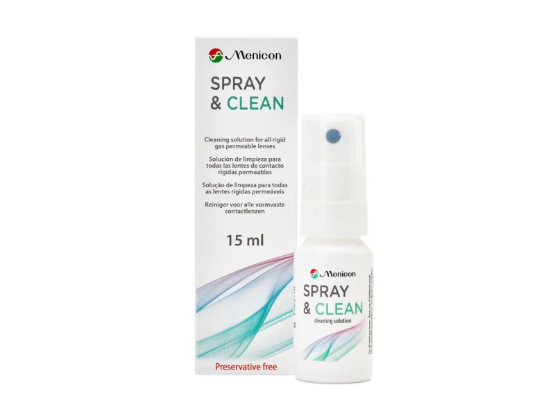 Spray & Clean (15 ml), intensieve reiniger - voor harde contactlenzen