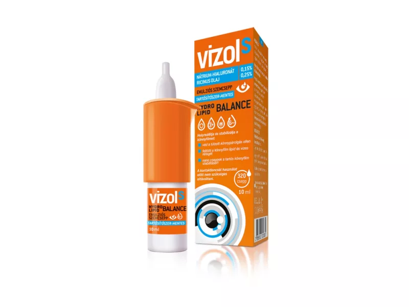 Vizol S Hydro Lipid Balance 0.15% HA, 0.25% ricinusolie (10 ml)